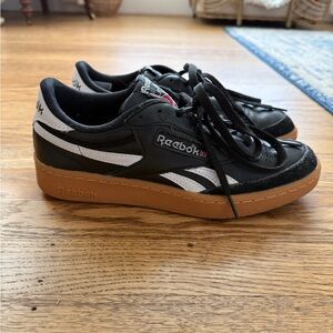 Reebok Black and White Sneakers